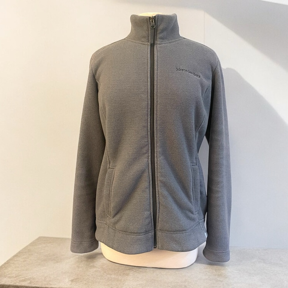 MERCEDES BENZ ZIP FRONT FLEECE JACKET